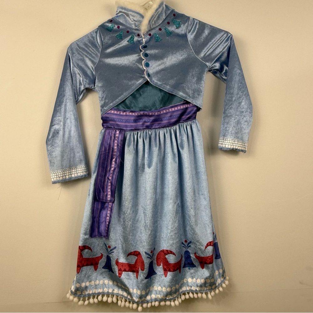 Disney Frozen Princess Dress Anna Elsa Light-Up Musical Costume Size 4–6 - Picture 3 of 7
